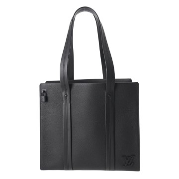 ルイ ヴィトン LVアエログラム テイクオフトート ノワール M57308 グレインドカーフレザー メンズ バッグ 【中古】【bag】