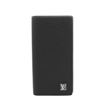 ルイ ヴィトン タイガ ポルトフォイユ ブラザ ノワール M30285 レザー メンズ 財布 【中古】【purse】