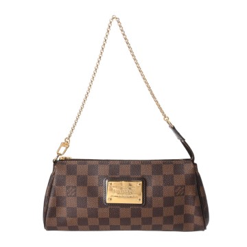 ルイ ヴィトン ダミエ エヴァ エベヌ N55213 ダミエキャンバス レディース バッグ 【中古】【bag】