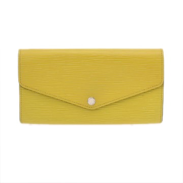 ルイ ヴィトン エピ ポルトフォイユ サラ ピスタッシュ M60588 レザー レディース 財布 【中古】【purse】