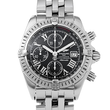 ブライトリング クロノマット エボリューション A13356 ブラック メンズ 時計 【中古】【wristwatch】