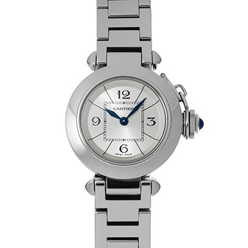 カルティエ ミスパシャ W3140007 シルバー レディース 時計 【中古】【wristwatch】