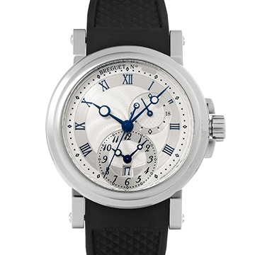 ブレゲ マリーン GMT 5857ST/12/5ZU シルバー メンズ 時計 【中古】【wristwatch】