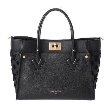 ルイ ヴィトン モノグラム オンマイサイド MM 2WAY ノワール M53826 カーフ レディース バッグ 【中古】【bag】