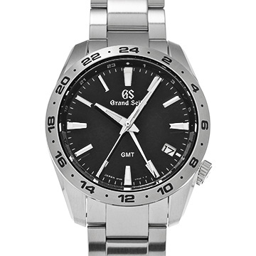 グランドセイコー スポーツコレクション クォーツ GMT SBGN027 ブラック メンズ 時計 【中古】【wristwatch】