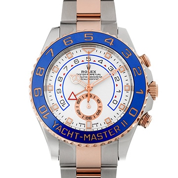 ロレックス ヨットマスターII 116681 ホワイト メンズ 時計 【中古】【wristwatch】