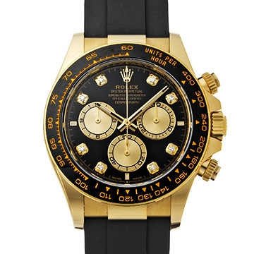 ロレックス コスモグラフ デイトナ 126518LNG ブラック/シャンパン/ダイヤモンド メンズ 時計 【中古】【wristwatch】