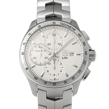 タグ ホイヤー リンク キャリバー16 クロノグラフ CAT2011.BA0952 シルバー メンズ 時計 【中古】【wristwatch】