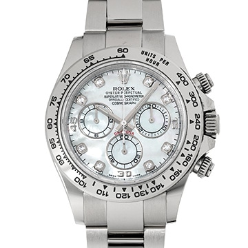 ロレックス コスモグラフ デイトナ 116509NG ホワイトシェル/ダイヤモンド メンズ 時計 【中古】【wristwatch】