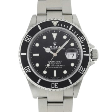 ロレックス サブマリーナ デイト 16610 ブラック メンズ 時計 【中古】【wristwatch】