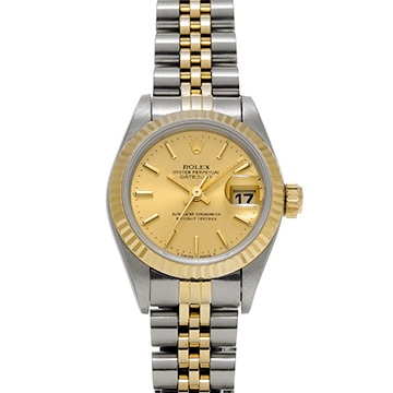 ロレックス デイトジャスト  69173 シャンパン レディース 時計 【中古】【wristwatch】