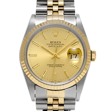 ロレックス デイトジャスト 36 16233 シャンパン メンズ 時計 【中古】【wristwatch】