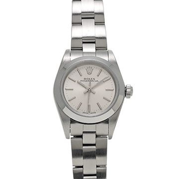 ロレックス オイスターパーペチュアル 76080 シルバー レディース 時計 【中古】【wristwatch】
