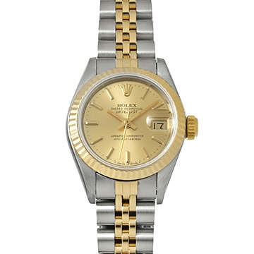 ロレックス デイトジャスト  69173 シャンパン レディース 時計 【中古】【wristwatch】