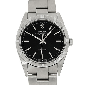 ロレックス エアキング 14010M ブラック メンズ 時計 【中古】【wristwatch】