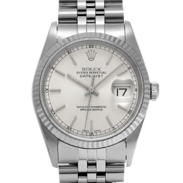 ロレックス デイトジャスト 16234 シルバー メンズ 時計 【中古】【wristwatch】