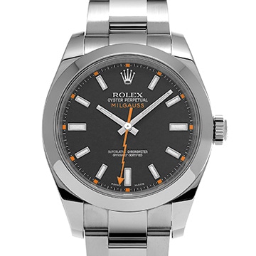 ロレックス ミルガウス 116400 ブラック メンズ 時計 【中古】【wristwatch】