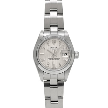 ロレックス オイスターパーペチュアル デイト 79160 シルバータペストリー レディース 時計 【中古】【wristwatch】
