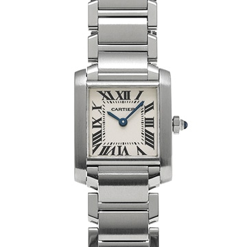 カルティエ タンクフランセーズ SM　 W51008Q3 シルバー レディース 時計 【中古】【wristwatch】