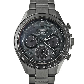 シチズン アテッサ ACT Line HAKUTO-R エディション CC4065-61Y ブラックシェル メンズ 時計 【中古】【wristwatch】