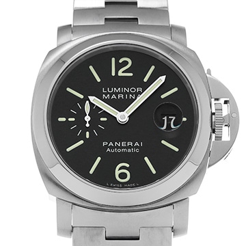 パネライ ルミノールマリーナ オートマティック PAM00299 ブラック メンズ 時計 【中古】【wristwatch】