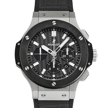 ウブロ ビッグバン エボリューション クロノ 301.SM.1770.GR ブラックカーボン メンズ 時計 【中古】【wristwatch】