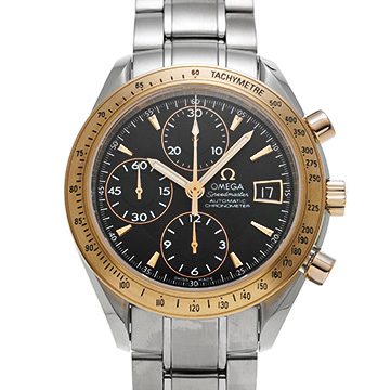 オメガ スピードマスター デイト 323.21.40.40.01.001 ブラック メンズ 時計 【中古】【wristwatch】