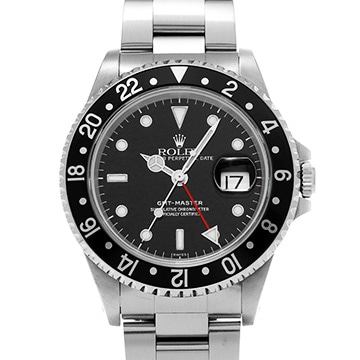 ロレックス GMTマスター 16700 ブラック メンズ 時計 【中古】【wristwatch】