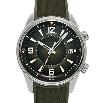 ジャガー ルクルト ポラリス デイト Q906863J ダークグリーン・グラデーション メンズ 時計 【中古】【wristwatch】
