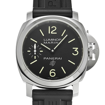 パネライ ルミノールマリーナ ロゴ 3デイズ アッチャイオ PAM00776 ブラック メンズ 時計 【中古】【wristwatch】