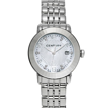 センチュリー エレガンス 648.7.U.N1B.12.SF ホワイトシェル/ダイヤモンド レディース 時計 【中古】【wristwatch】
