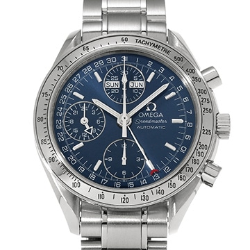オメガ スピードマスター トリプルカレンダー 3523.80 ブルー メンズ 時計 【中古】【wristwatch】