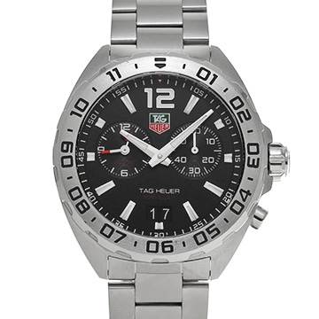 タグ ホイヤー フォーミュラ1 クォーツ WAZ111A.BA0875 ブラック メンズ 時計 【中古】【wristwatch】
