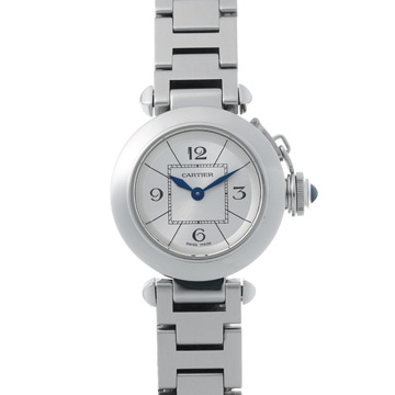 カルティエ ミスパシャ W3140007 シルバー レディース 時計 【中古】【wristwatch】