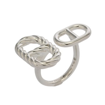 エルメス シェーヌダンクル アレア2 #56 シルバー シルバー925 レディース ジュエリー 【中古】【jewelry】