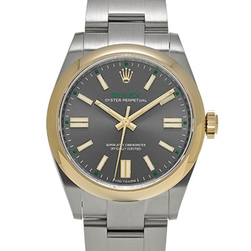 ロレックス オイスターパーペチュアル 100周年 134303 スレート メンズ 時計 【新品】【wristwatch】