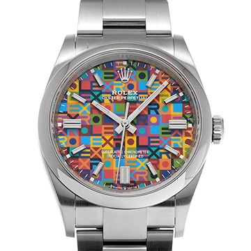 ロレックス オイスターパーペチュアル 36 126000 ジュビリーモチーフ メンズ 時計 【中古】【wristwatch】