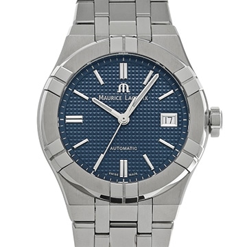 モーリス ラクロア アイコン オートマティック AI6007-SS002-430-2 ブルー メンズ 時計 【中古】【wristwatch】