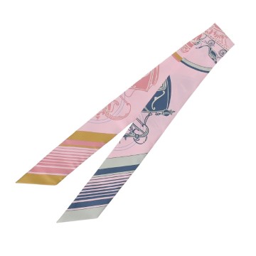 エルメス ツイリー EX-LIBRIS  マルチカラー 063791S シルク100％ レディース 【新品】【other】