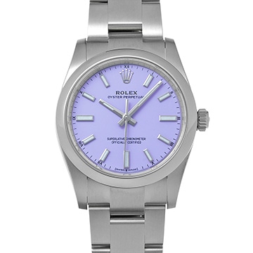 ロレックス オイスターパーペチュアル 34 124200 ラベンダー ユニセックス 時計 【新品】【wristwatch】