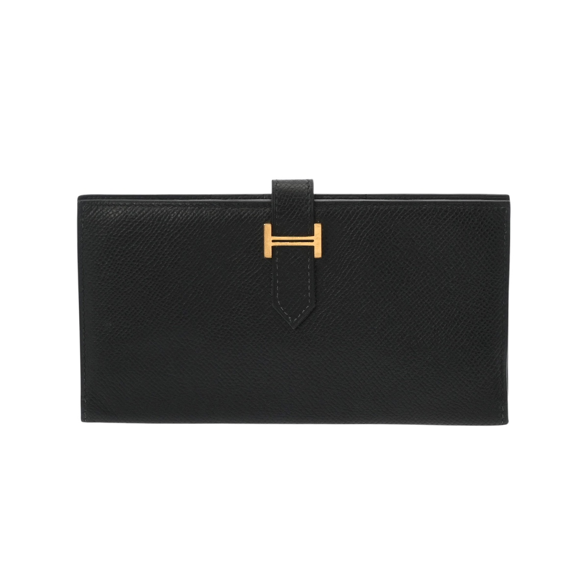エルメス ベアン クラシック ブラック ヴォーエプソン レディース 財布 【中古】【purse】