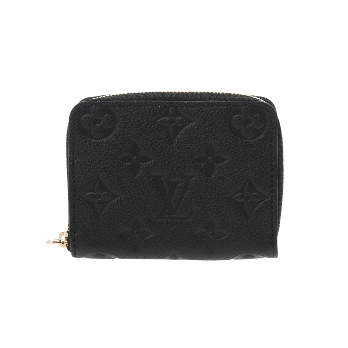 ルイ ヴィトン モノグラムアンプラント ジッピーコインパース ブラック M28797 レザー レディース 財布 【新品】【purse】