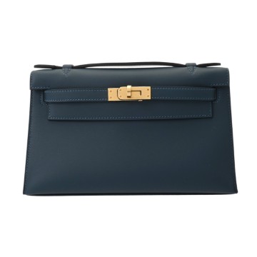 エルメス ポシェットケリー  ブルードブリュス ヴォースイフト レディース バッグ 【新品】【bag】