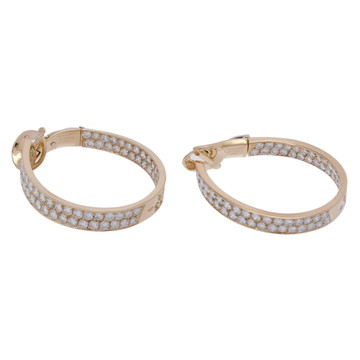ヴァン クリーフ&アーペル フルダイヤ イヤリング ゴールド K18イエローゴールド YG レディース ジュエリー 【中古】【jewelry】