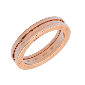 ブルガリ B.ZERO1 リング XS #58 ゴールド K18ピンクゴールド PG ユニセックス ジュエリー 【中古】【jewelry】