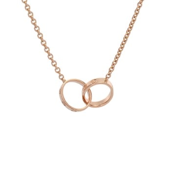 カルティエ ベビーラブ ネックレス ゴールド K18ピンクゴールド PG レディース ジュエリー 【中古】【jewelry】