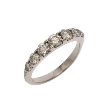 カシケイ ネイキッドリング ピンク K18ホワイトゴールド WG レディース ジュエリー 【中古】【jewelry】