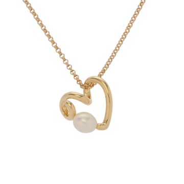 ミキモト ハートモチーフ ネックレス ゴールド K18イエローゴールド YG レディース ジュエリー 【中古】【jewelry】