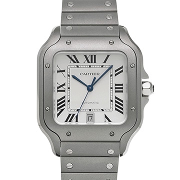 カルティエ サントスデュモン WSSA0089 シルバー メンズ 時計 【新品】【wristwatch】