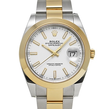ロレックス デイトジャスト 41 126303 ホワイト メンズ 時計 【新品】【wristwatch】
